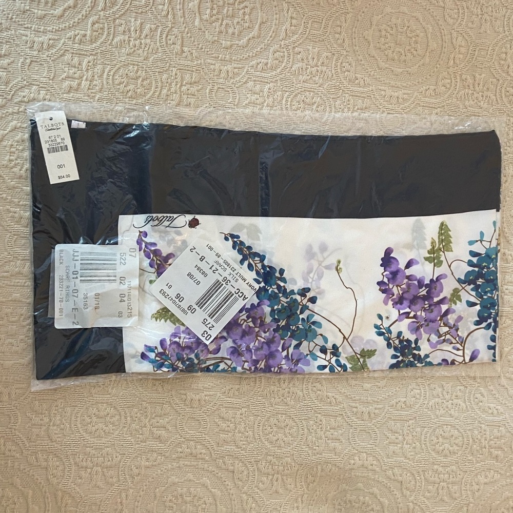 NWT Talbots silk scarf